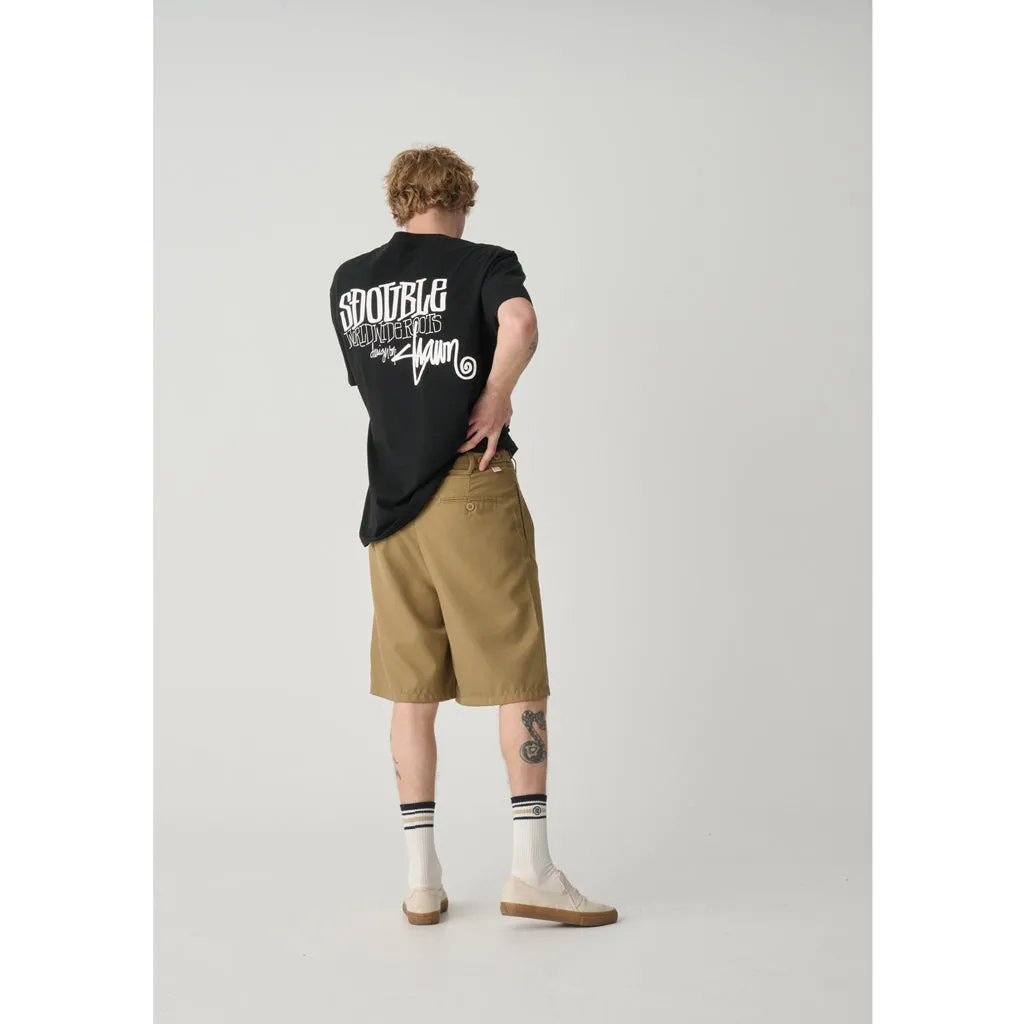 S/DOUBLE GENTLEMAN WALKSHORT - KHAKI