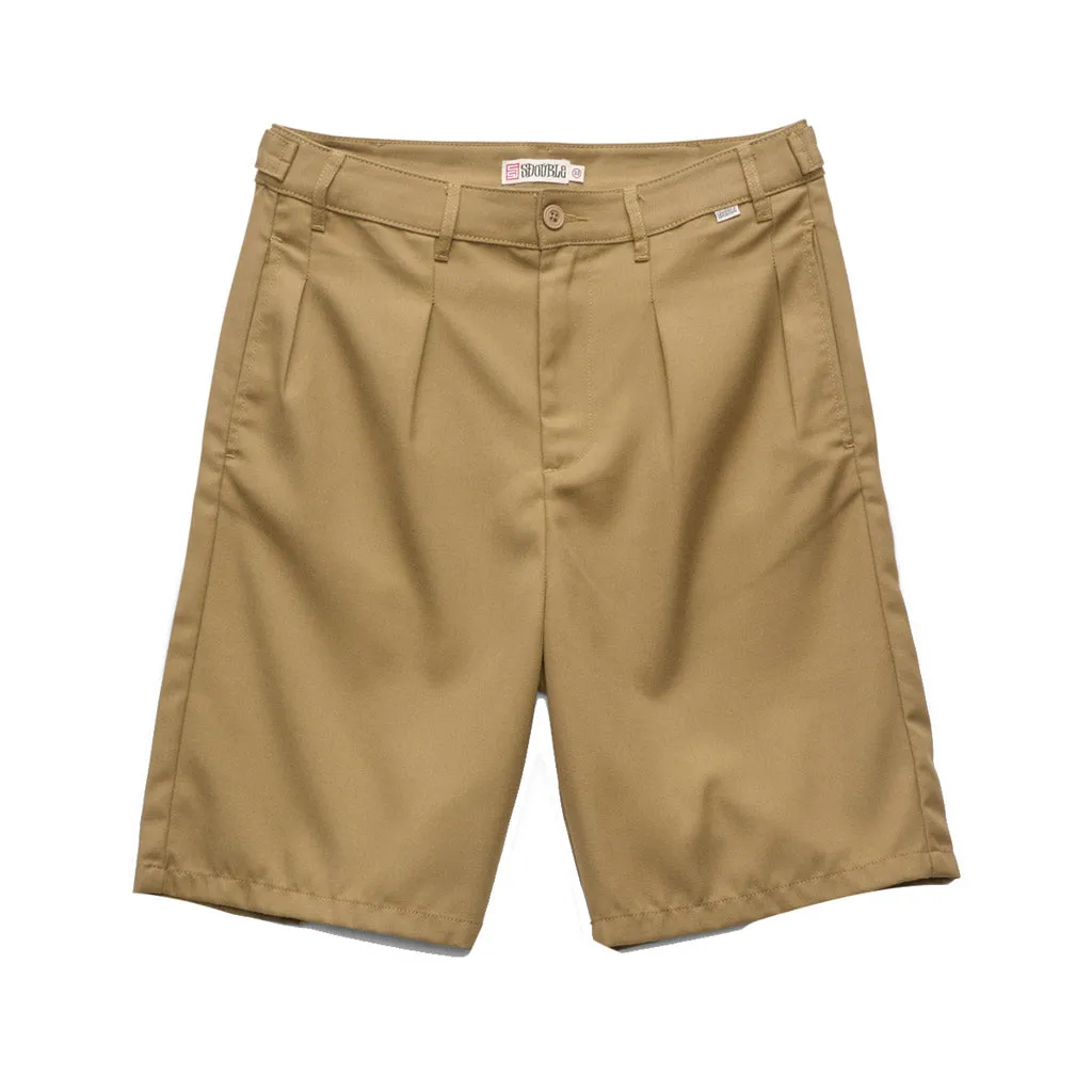 S/DOUBLE GENTLEMAN WALKSHORT - KHAKI