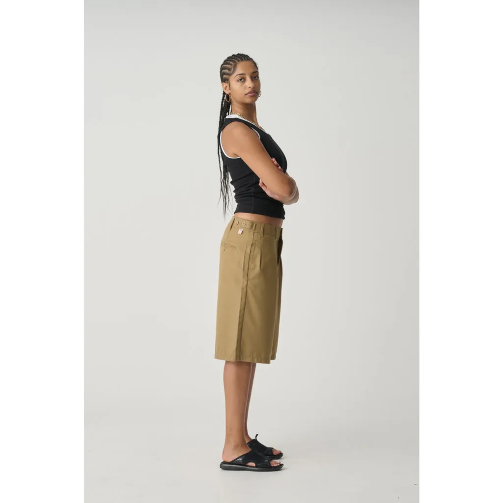S/DOUBLE GENTLEMAN WALKSHORT - KHAKI