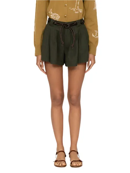 Sea Shai Belted Shorts