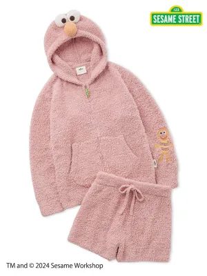 【SESAME STREET】 Elmo Hoodie and Shorts Set