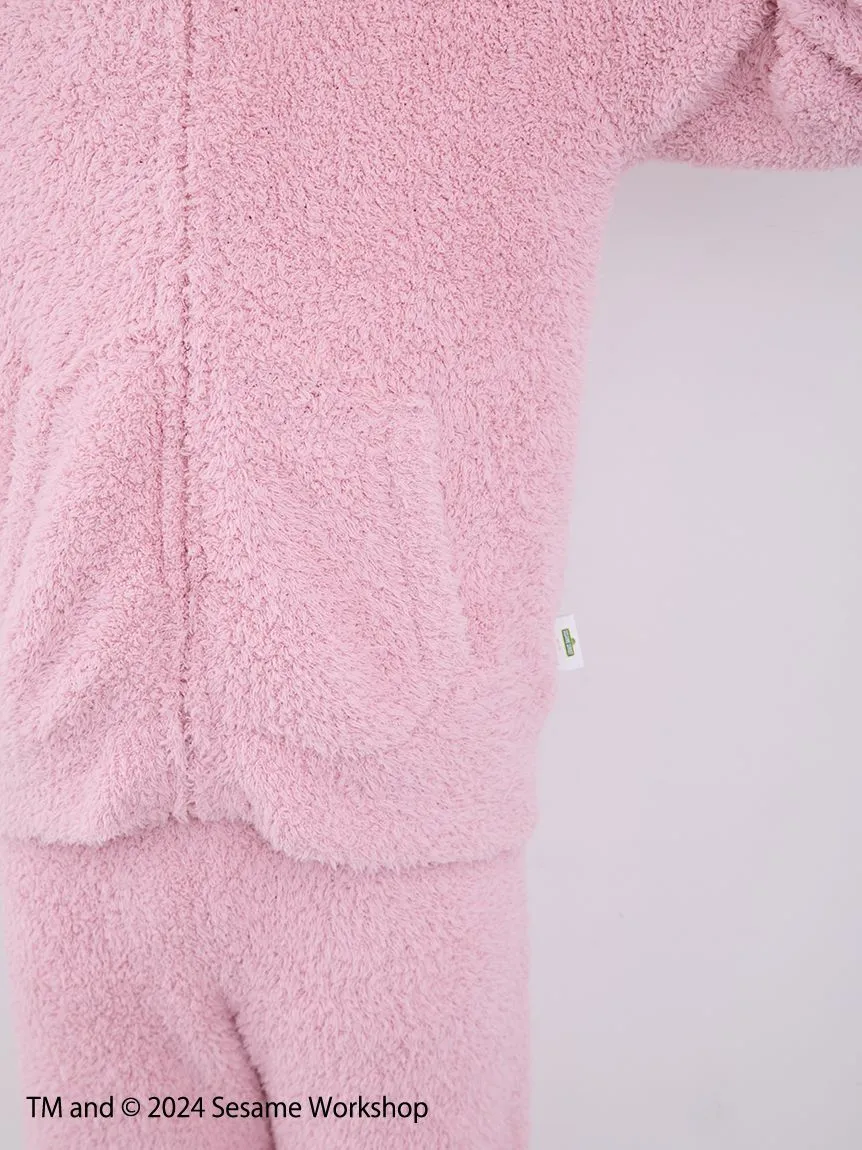 【SESAME STREET】 MEN's Elmo Hoodie and Shorts Loungewear Set