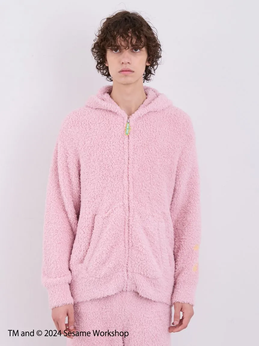 【SESAME STREET】 MEN's Elmo Hoodie and Shorts Loungewear Set
