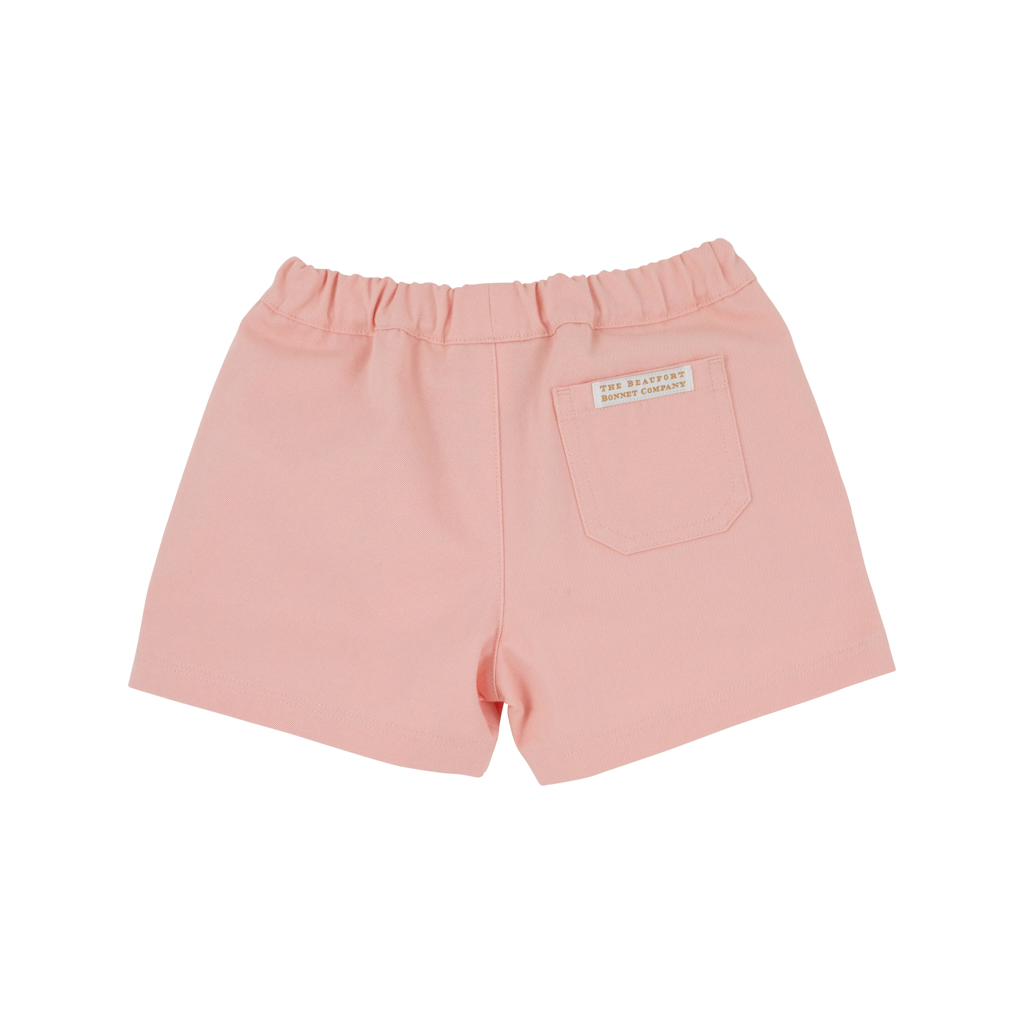 Shelton Shorts - Pompano Peach with Keeneland Khaki Stork