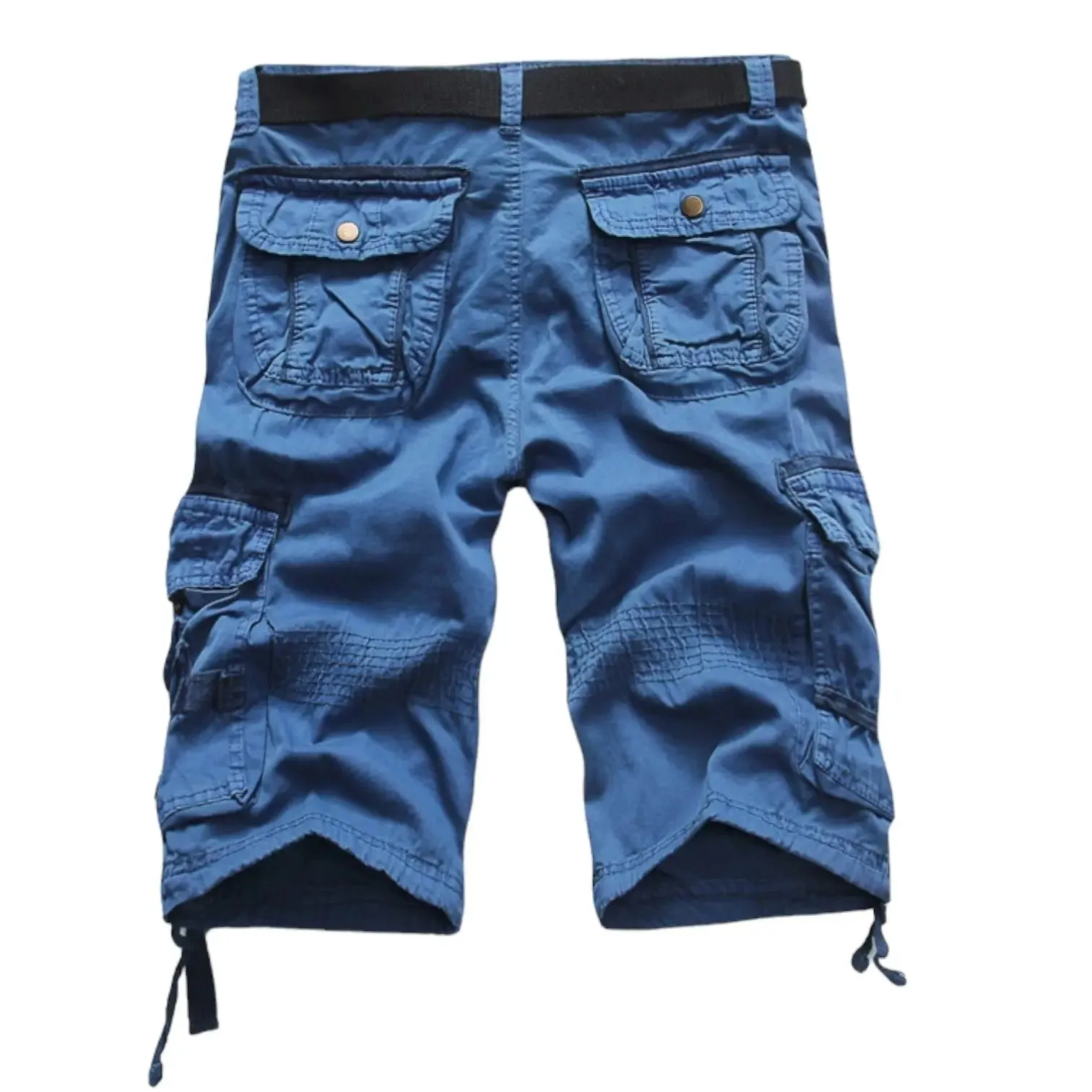 SHORT MILITAIRE - CAMOUFLAGE BLEU FONCÉ