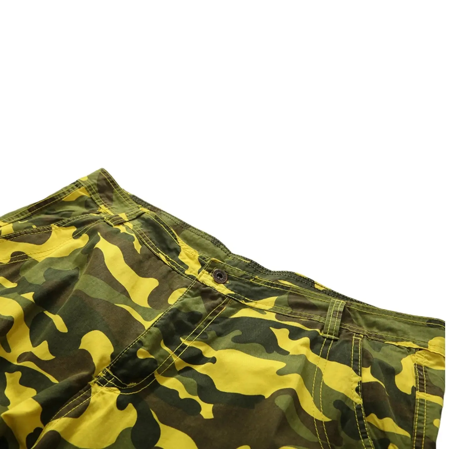 SHORT MILITAIRE - CAMOUFLAGE JAUNE