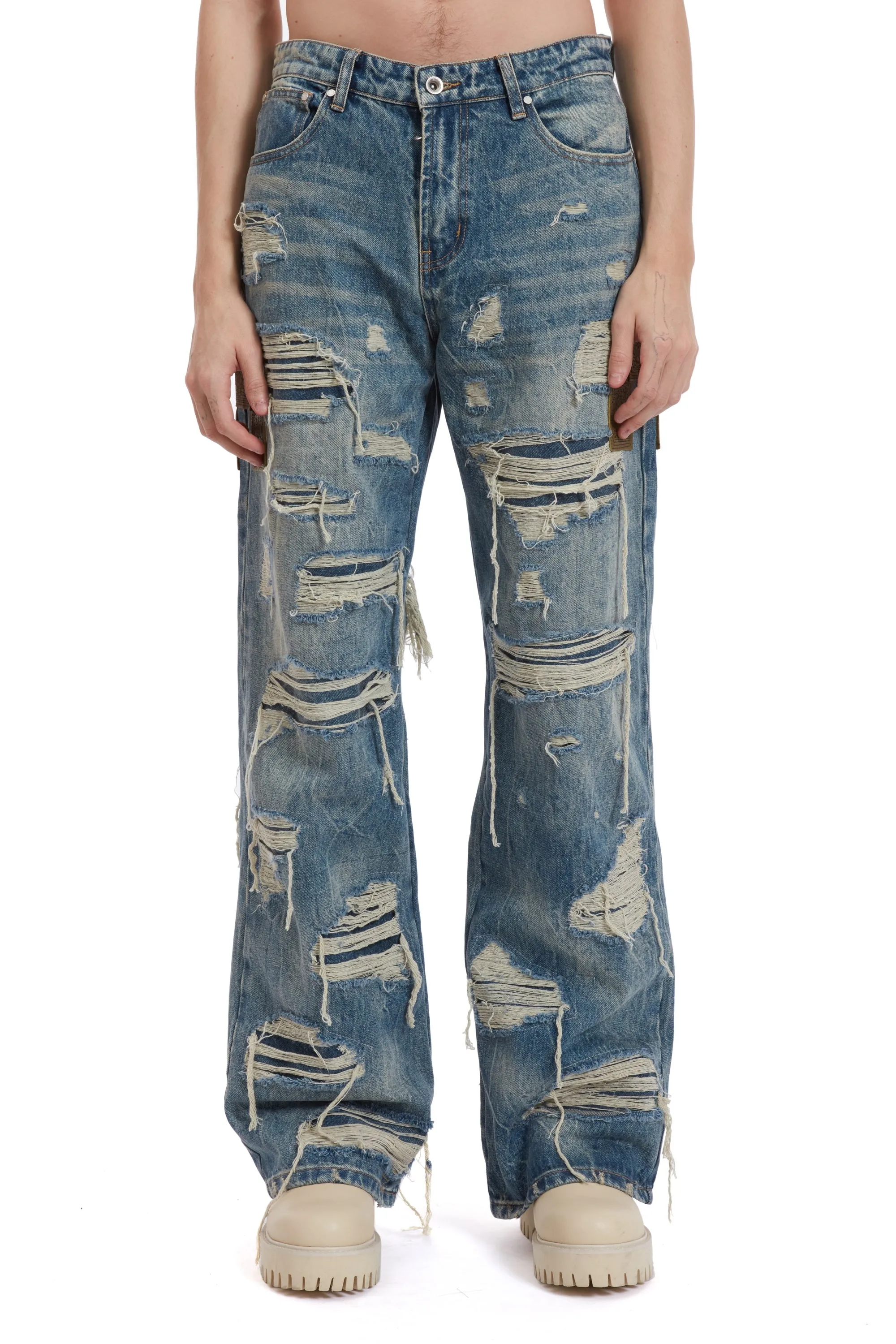 SIDE PATCH RELAXATION DENIM