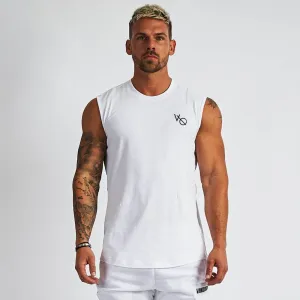 Solid Color Cotton Men's Undershirt Casual Sleeveless Men's Tops