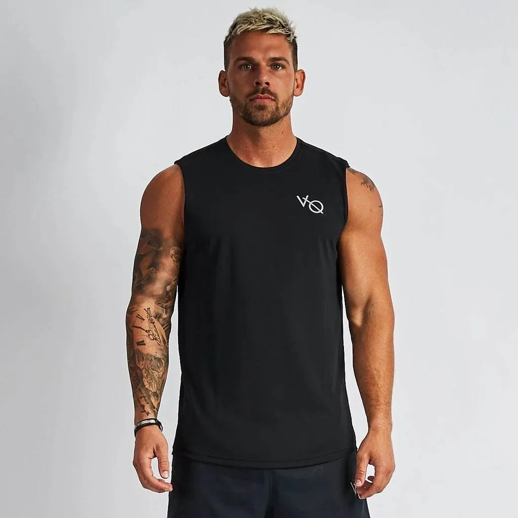 Solid Color Cotton Men's Undershirt Casual Sleeveless Men's Tops