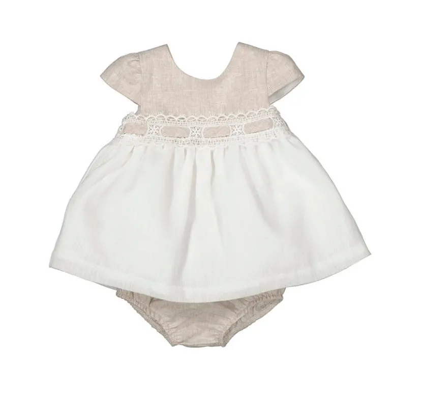 SS25 Mayoral - Linen Dress with Knickers