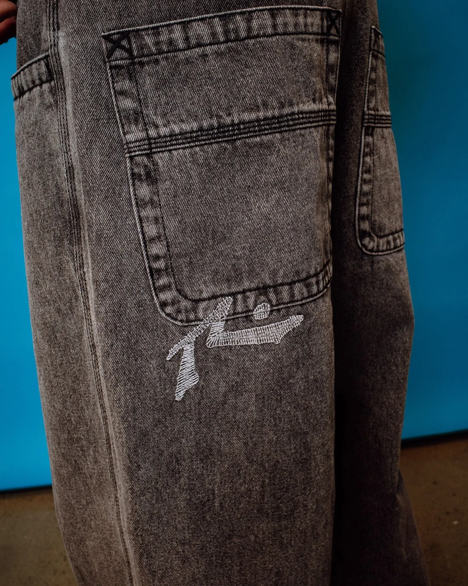 Stitch Up Baggy Jean