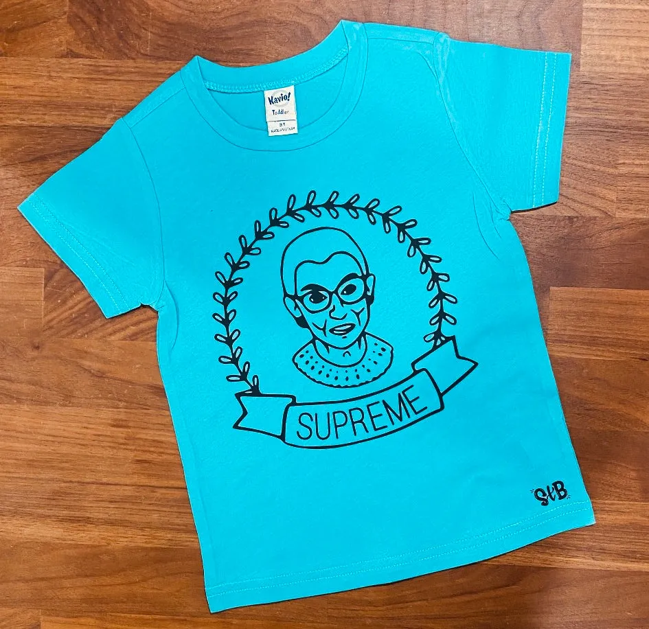 Supreme RBG Bodysuit or Tee **BLACK INK ONLY**