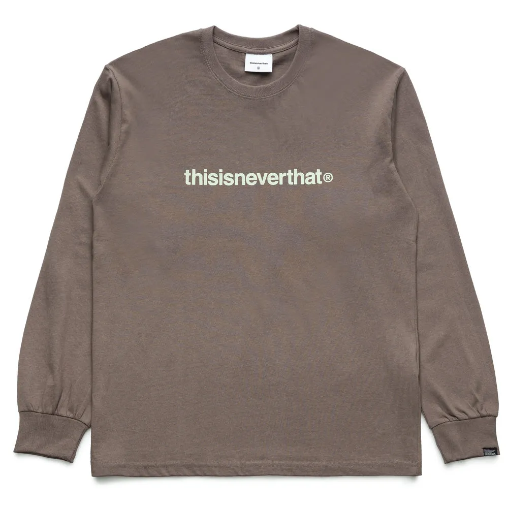 T-Logo L/S Tee | Dark Mocha
