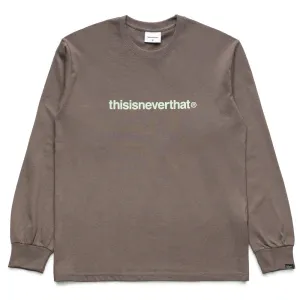 T-Logo L/S Tee | Dark Mocha