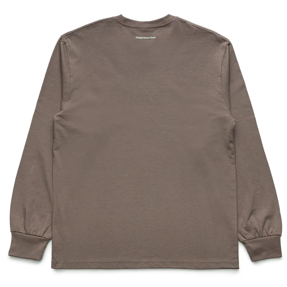 T-Logo L/S Tee | Dark Mocha