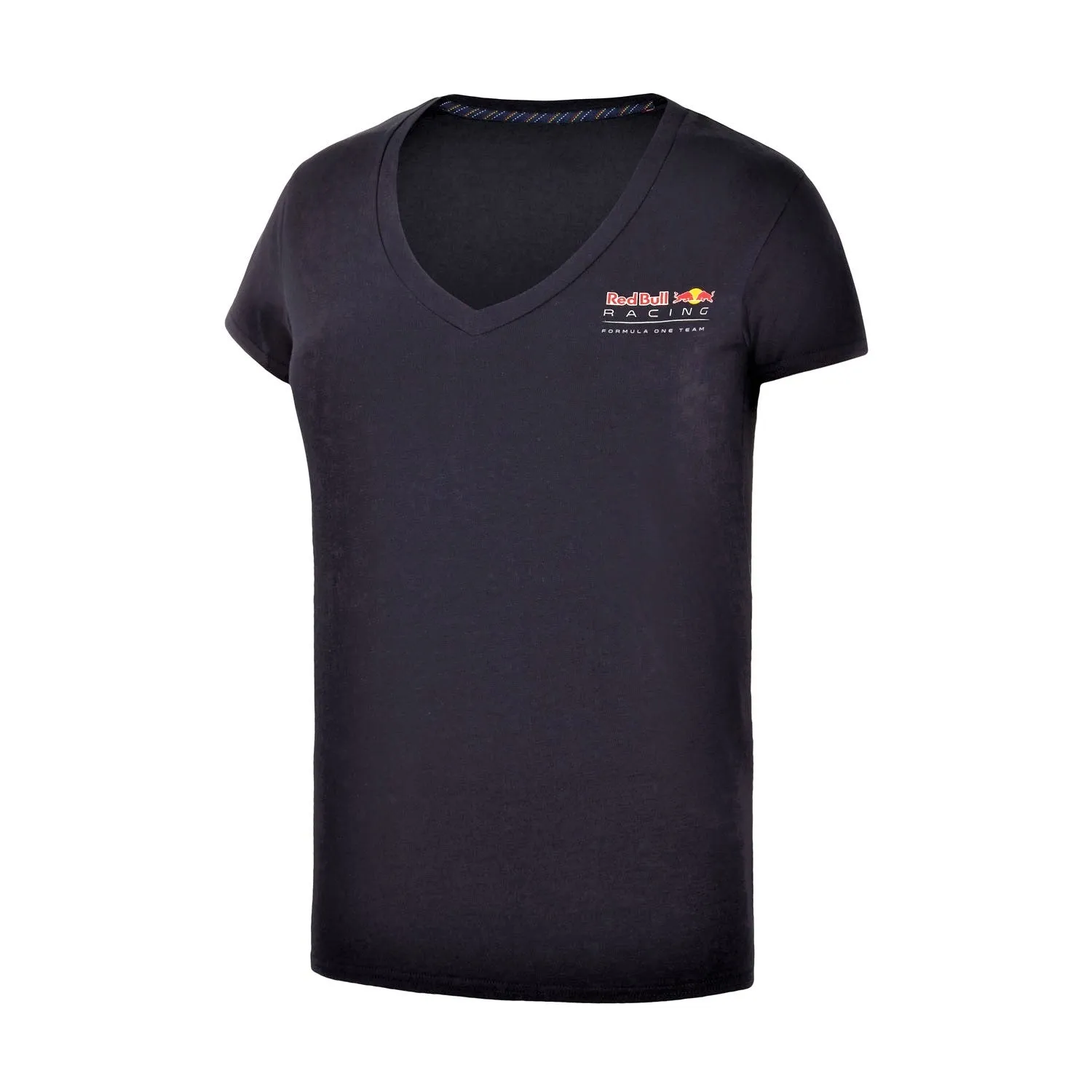 T-SHIRT Ladies Top Red Bull Racing Formula One 1 Team Womens NEW V-Neck Navy XS
