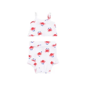 Tank Top & High Waisted Short | Crabby Cuties