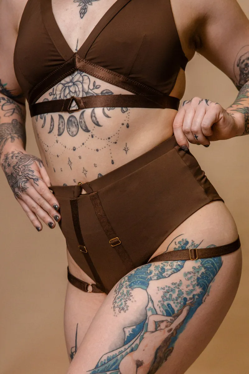 Tatiana Active Tokio Shorts - Matte Brown