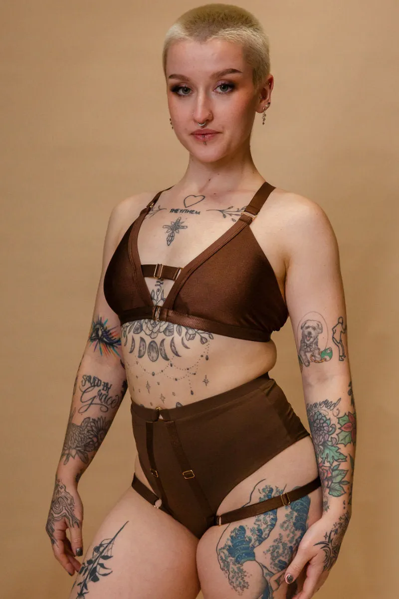 Tatiana Active Tokio Shorts - Matte Brown