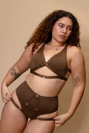 Tatiana Active Tokio Shorts - Matte Brown
