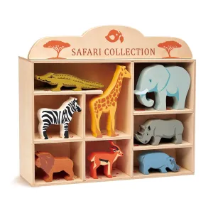 Tender Leaf Wooden Display And Safari Animals