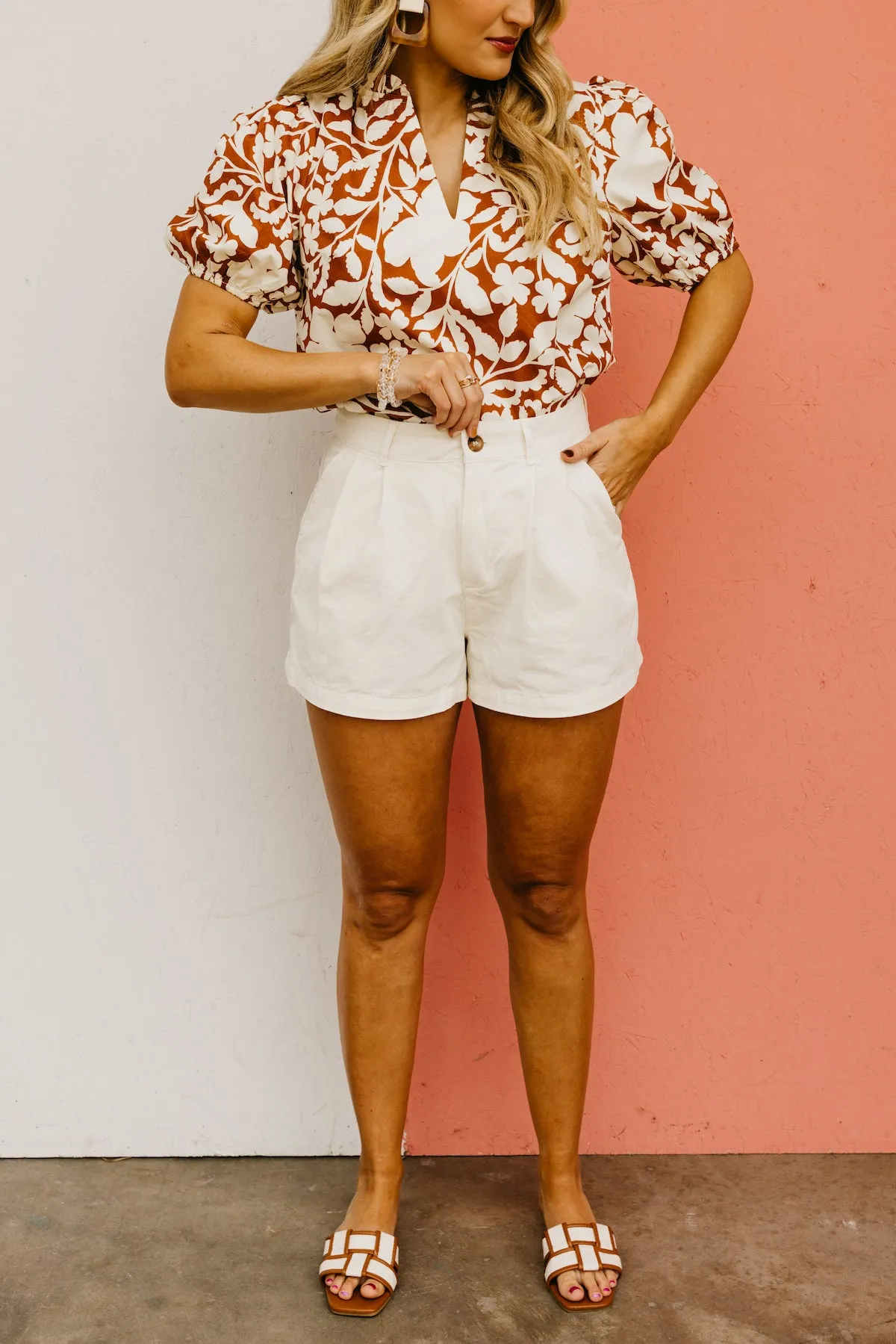 The Israel Pleated Shorts