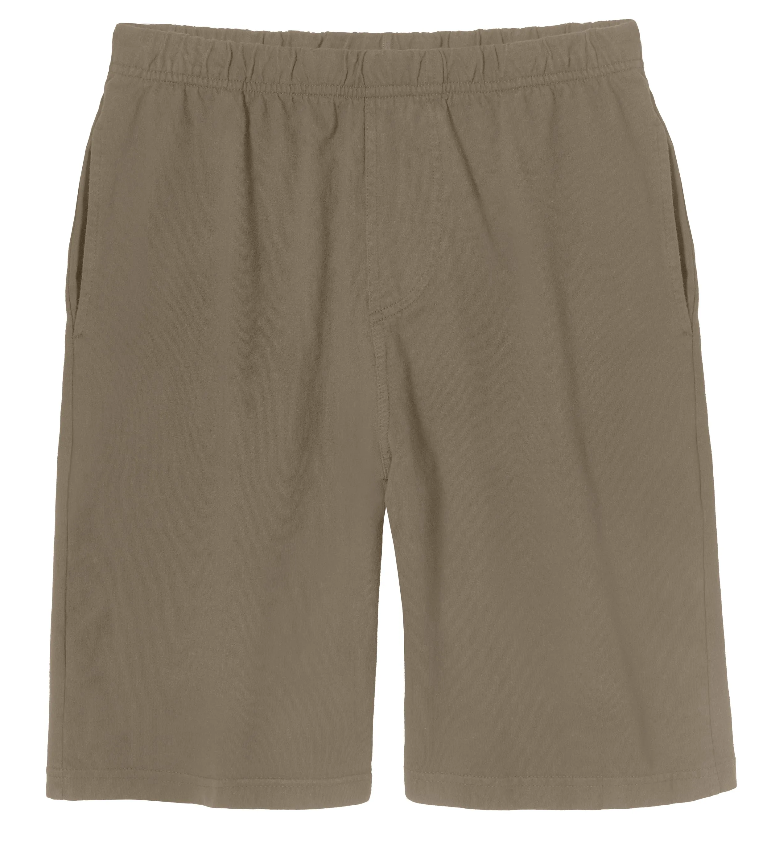 The Softest Men's Cotton Jersey Shorts | Dark Khaki