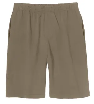 The Softest Men's Cotton Jersey Shorts | Dark Khaki