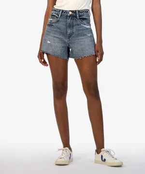 The Taylor High Rise Denim Short - Facilitated
