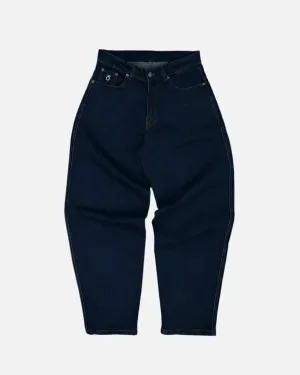 Three Sixty London - Og Baggy Fit Work Denim Jeans - Dark Rinse Blue