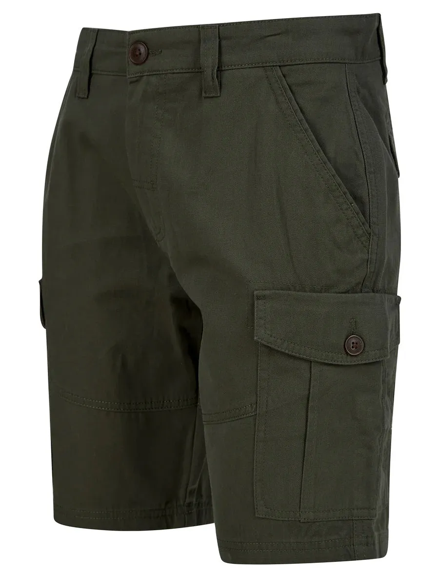 TOKYO LAUNDRY 'MARINI' COTTON TWILL CARGO SHORTS