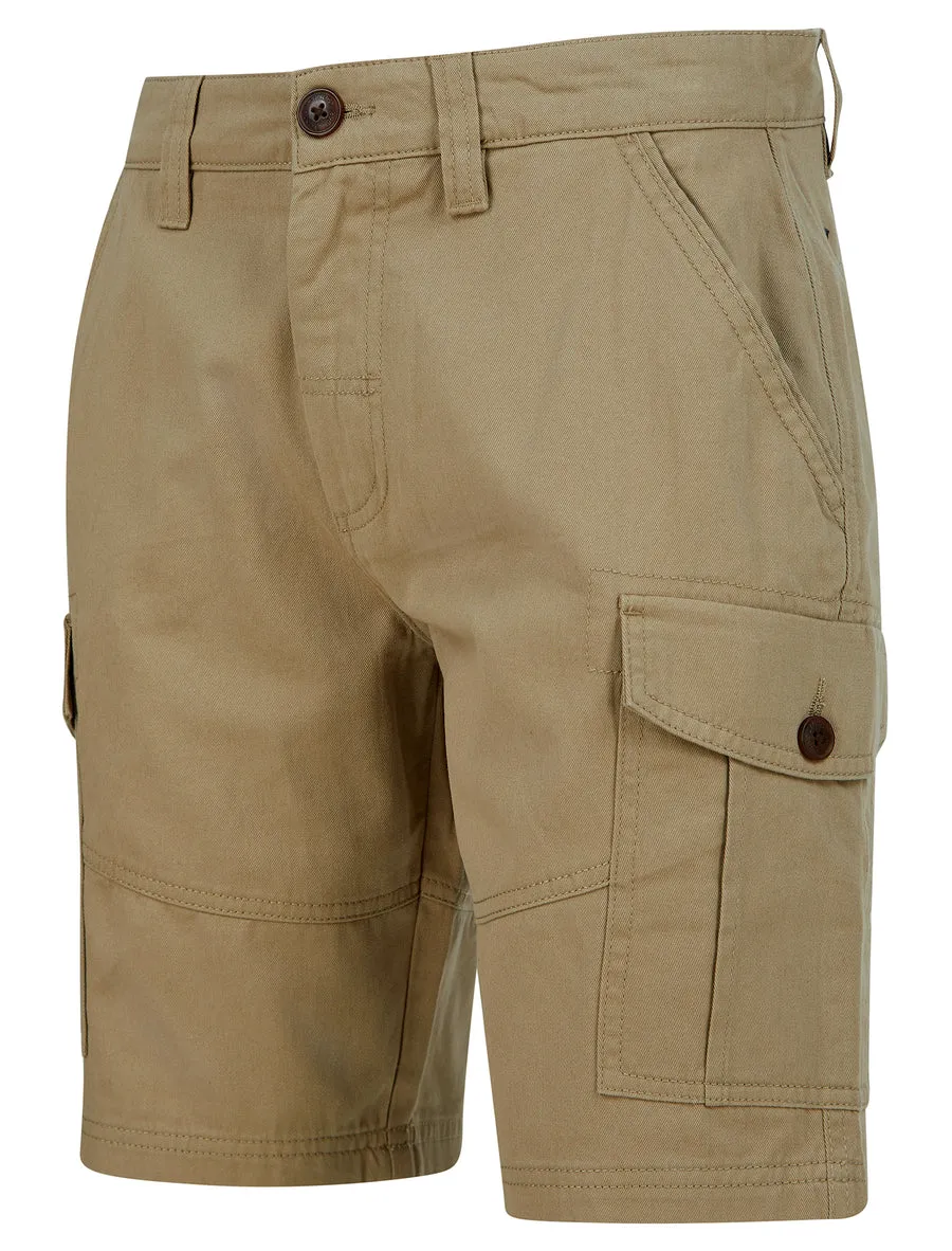 TOKYO LAUNDRY 'MARINI' COTTON TWILL CARGO SHORTS