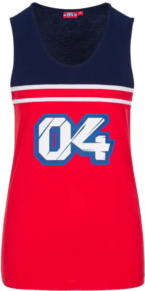 TOP DUCATI Tee Bike Ladies MotoGP Andrea Dovizioso Motorcycle Women NEW Red 04 L
