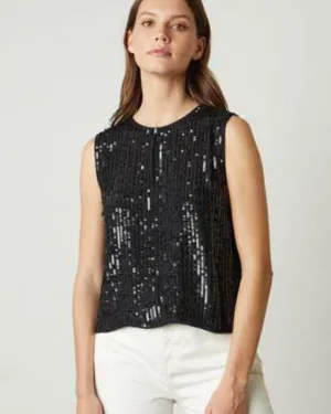 Velvet - Maison Tank Top in Black