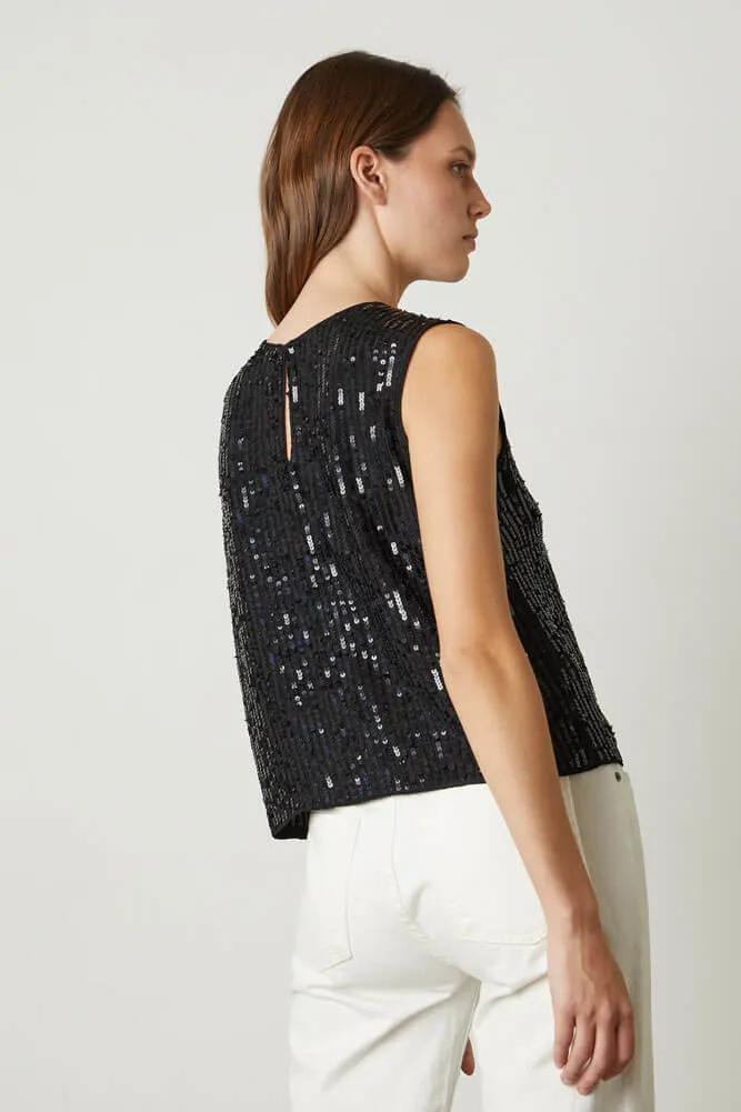 Velvet - Maison Tank Top in Black