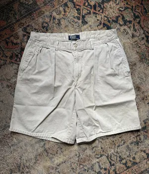 Vintage Polo Chino Pleated Shorts