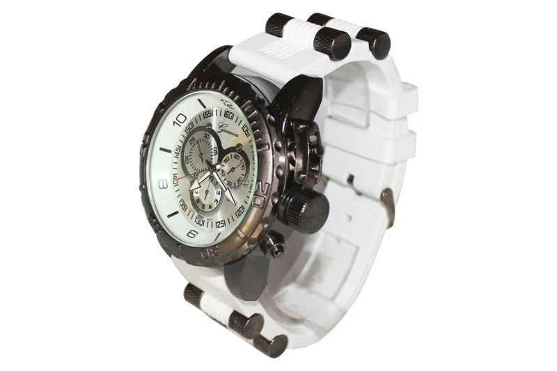 White (Invicta Style) Watch