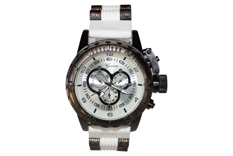 White (Invicta Style) Watch