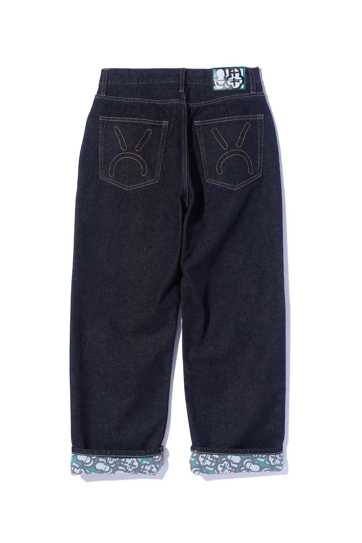 XLARGE × MQ DENIM PANTS - Black
