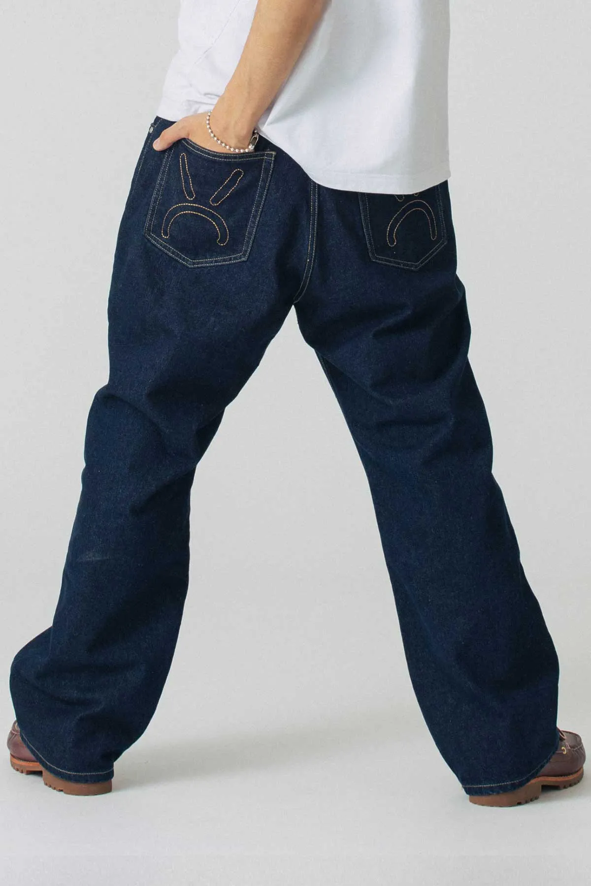 XLARGE × MQ DENIM PANTS - Indigo