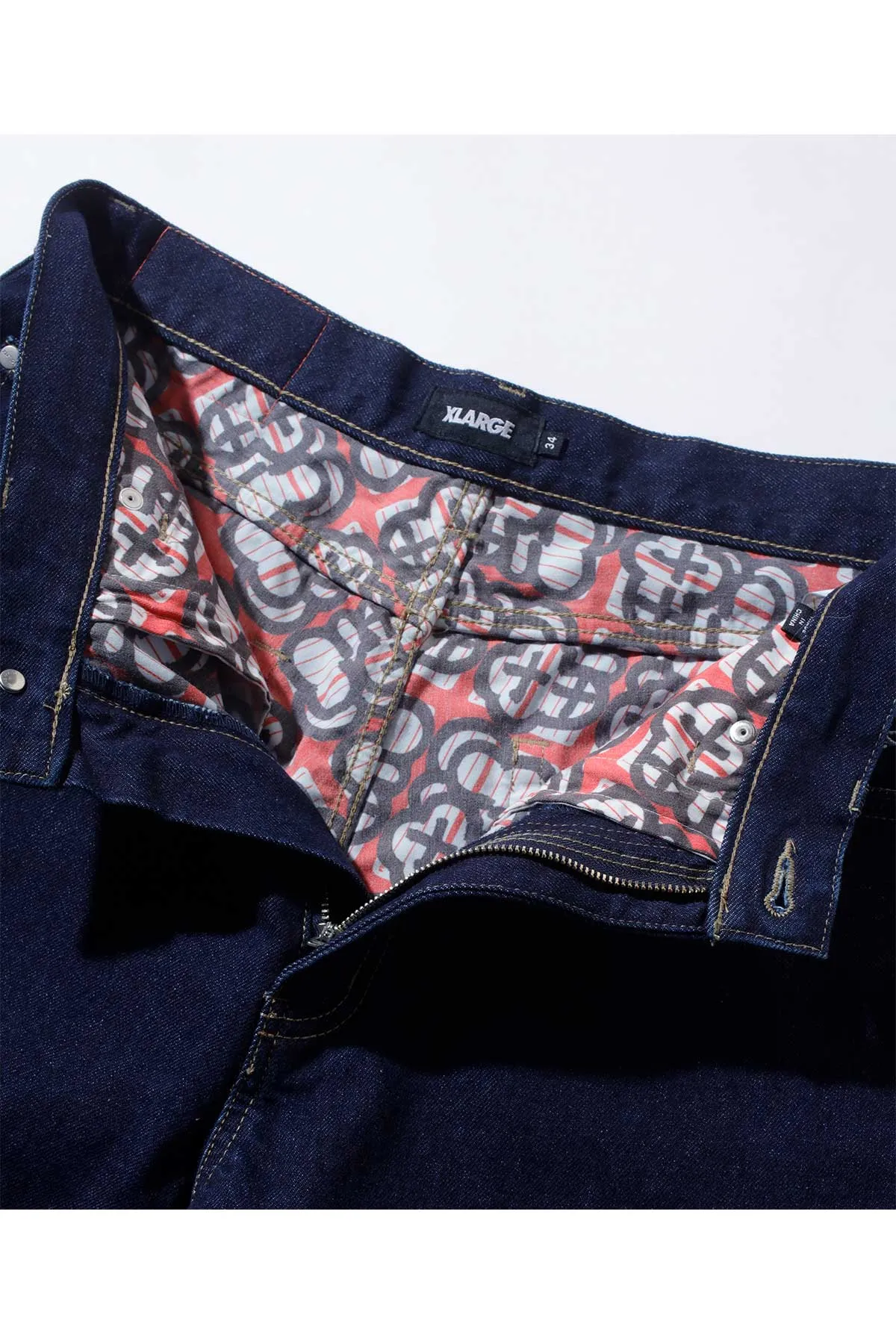 XLARGE × MQ DENIM PANTS - Indigo