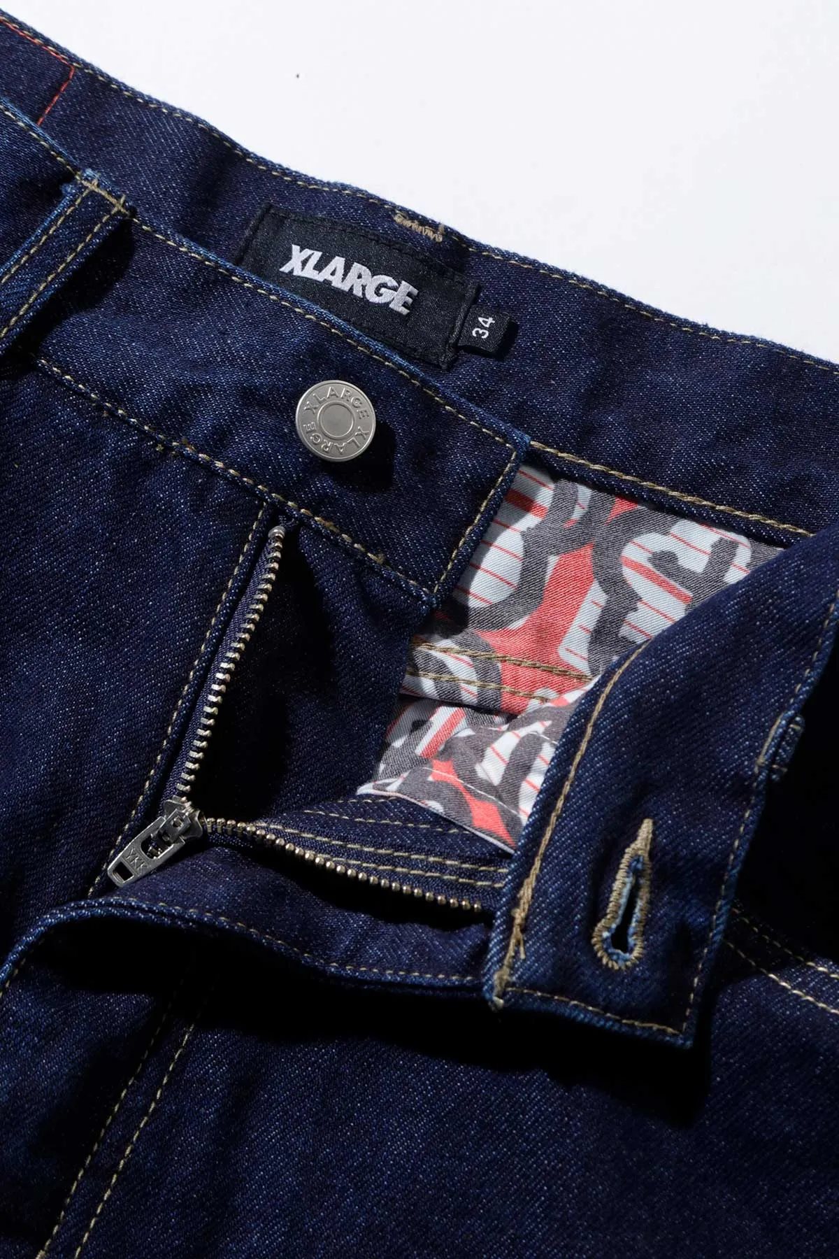XLARGE × MQ DENIM PANTS - Indigo