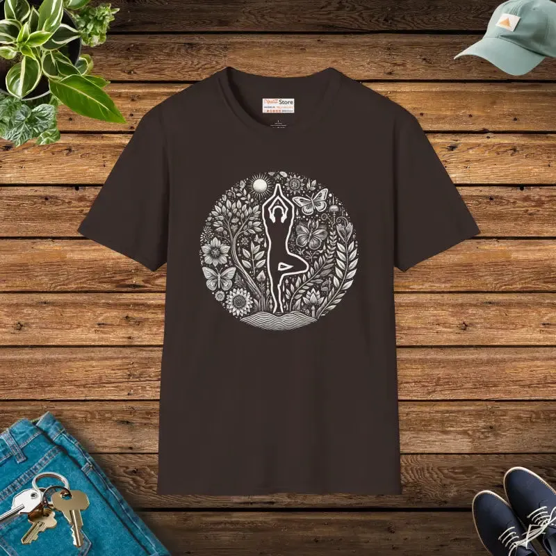 Yoga Pose Unisex Tee Elevates Everyday Comfort